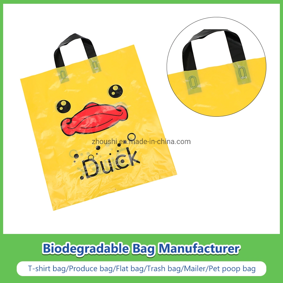 Customized Biodegradable, Compostable T-Shirt/ Packaging/Hand/Shopping/Roller/Trash /Mail/Envelope/Pet Poop/Cloth/Supermarket/Garbage Plastic Bags Manufacturer