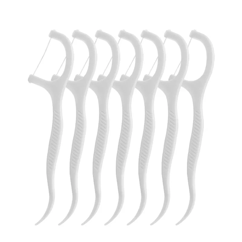 50pcs biodegradables recogida de los dientes Dientes Dental recoge Floss Floss para uso doméstico