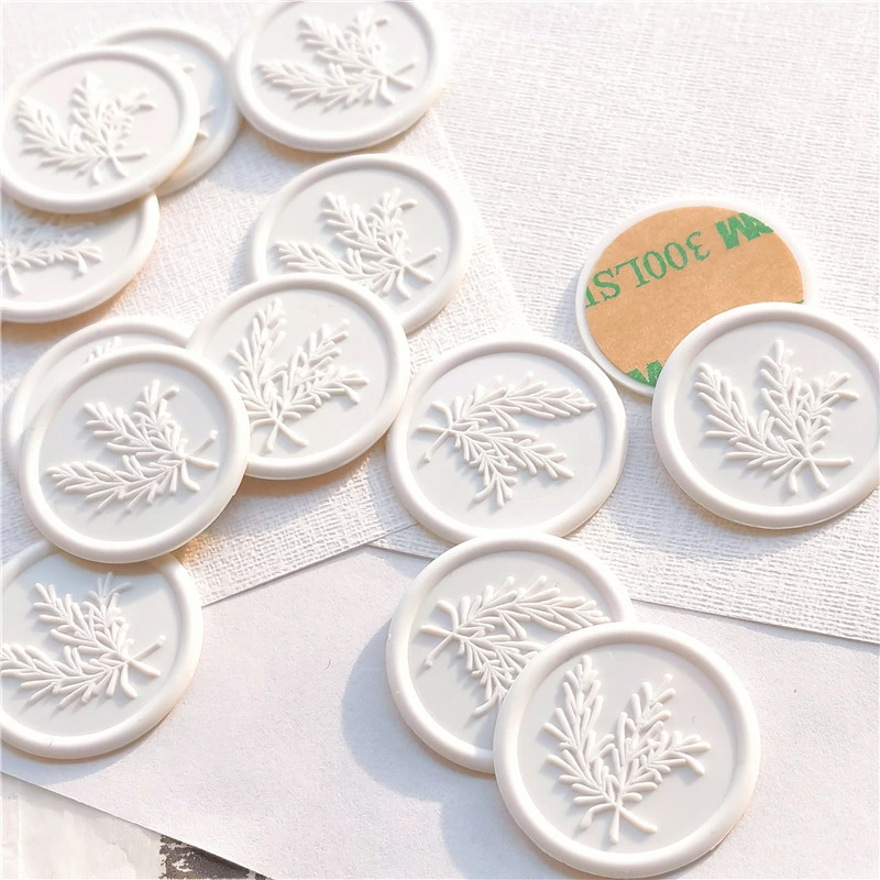 Eco Friendly Custom 3D Wax Seal Sticker Wedding Cute Wax Seal Sticker