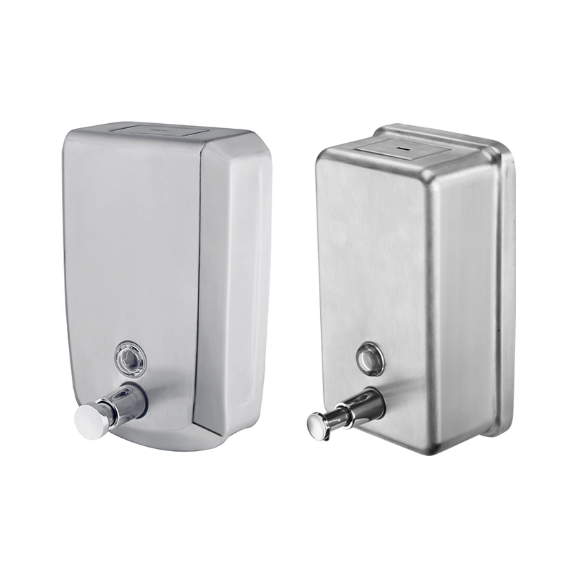 Stainless Steel Commercial Wall Mounted Soap Dispenser Pump Manual Foam Soap Dispenser