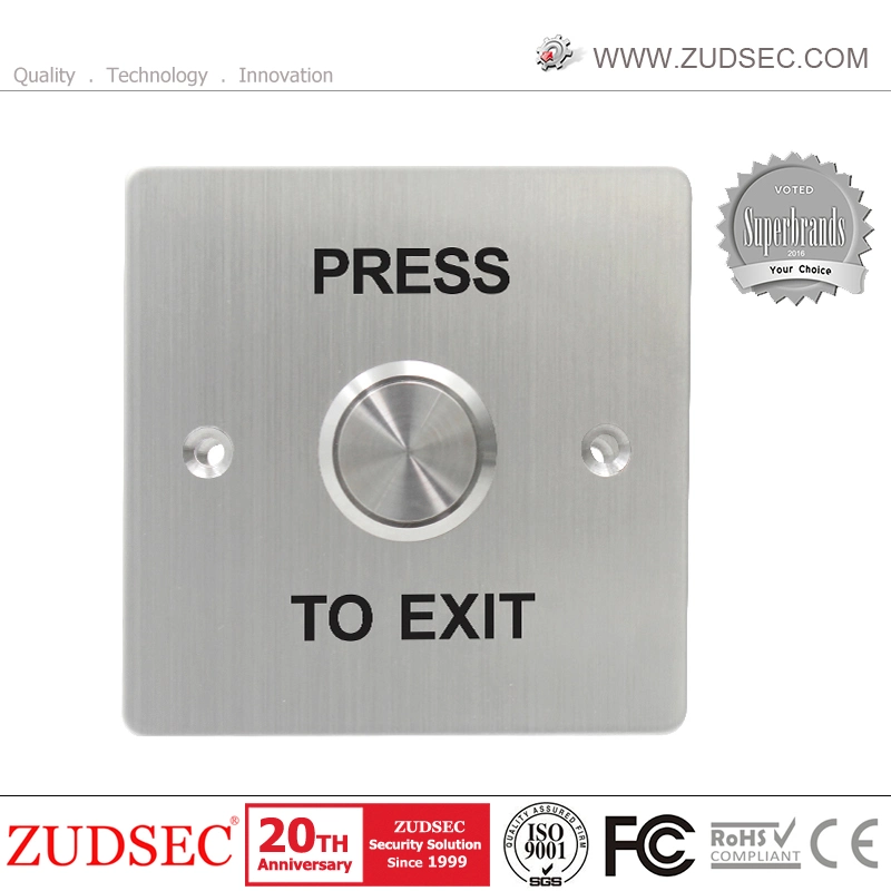 Stainless Steel Door Exit Button Push Button Switch for Access Control