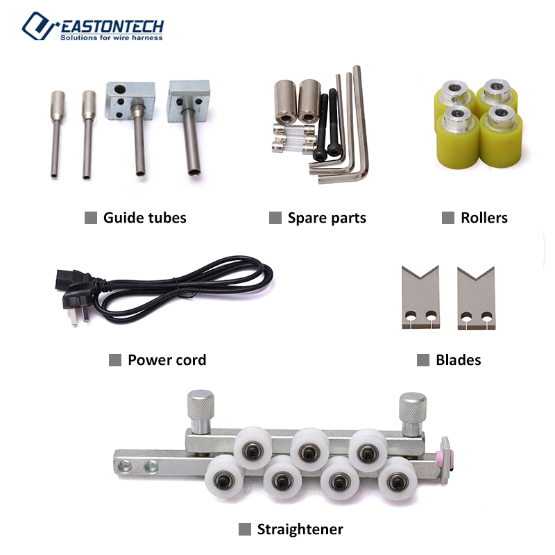 Eastontech Ew-02A Cable Manufacturing Equipment Mobile USB Cable Making Machine Automatic Computer Wire Stripping Peeling Cutting Machine