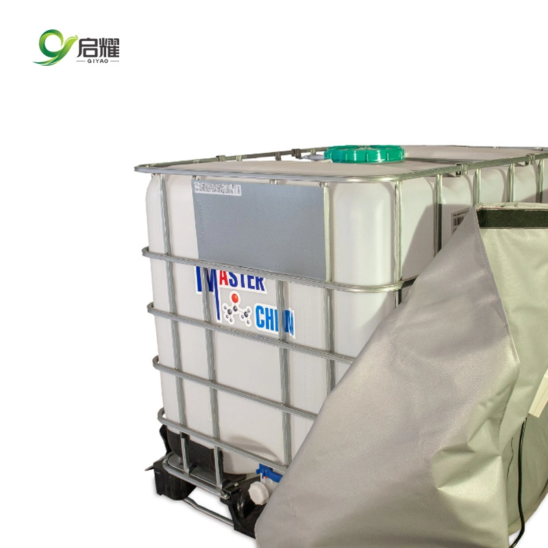 التسليم المباشر للمصنع 3600 واط عالية الجودة 1000L IBC Portable Chemical وحدة عزل غطاء عزل خزان التخزين