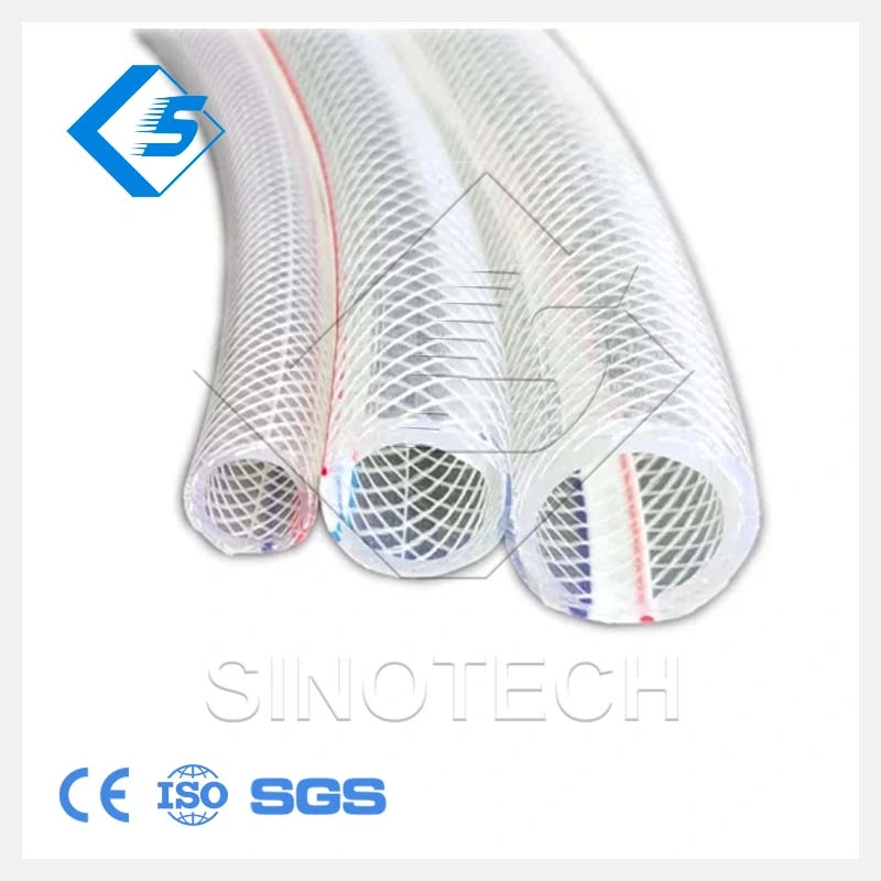 Good Quality Eco Friendly 3 Layers Beverage Use Food Grade Braided Clear PVC Soft Drinking Water Vinyl Hose Extruder Machine