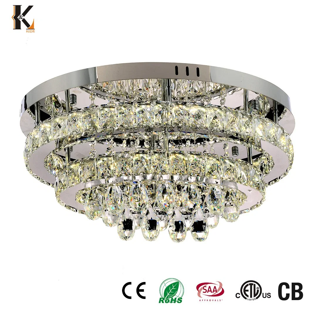 Crystal Chandelier Light China Sample Free Sales Modern Pendant Lighting K9 Luxury Chandelier Light New Product Crystal Ceiling Lights LED Crystal Ceiling Lamp