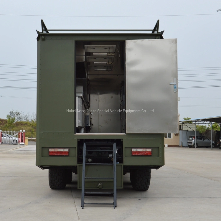 Cozinha Móvel militar todas as rodas 6X6 para as tropas militares de fast-food de cozinha de campo