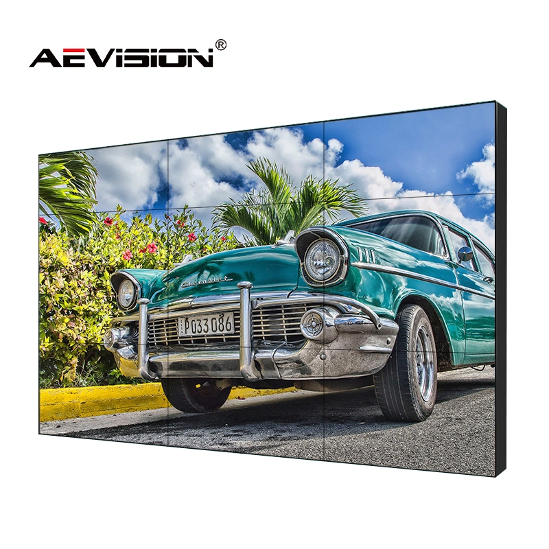 Painel plano LED de sinalização digital com leitor Full HD de 285 polegadas Aevision Nero