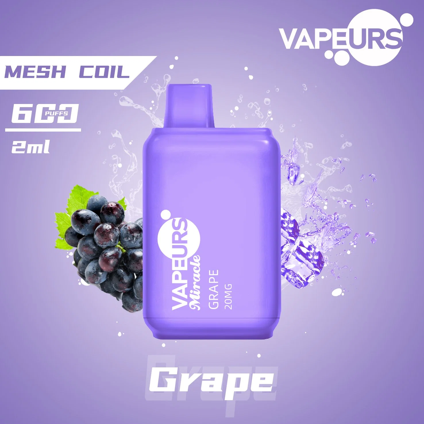 Formato quadrado Relógio para crianças Vapeurs 800/1000/1200/1500 Puff queda grossista Vape de envio