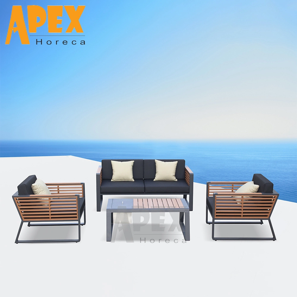 Custom Wholesale/Supplier Modern Garden Furniture Modular Waterproof Cushion Outdoor Sofa Set