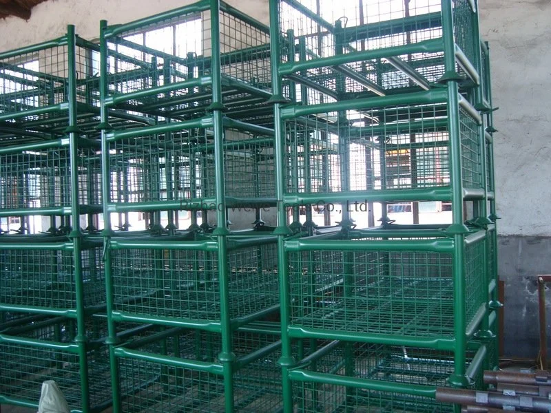 Construction Metal Modular Multidirectional System Scaffold/Scaffolding Package Rack Squared Tube Stillage Pallet