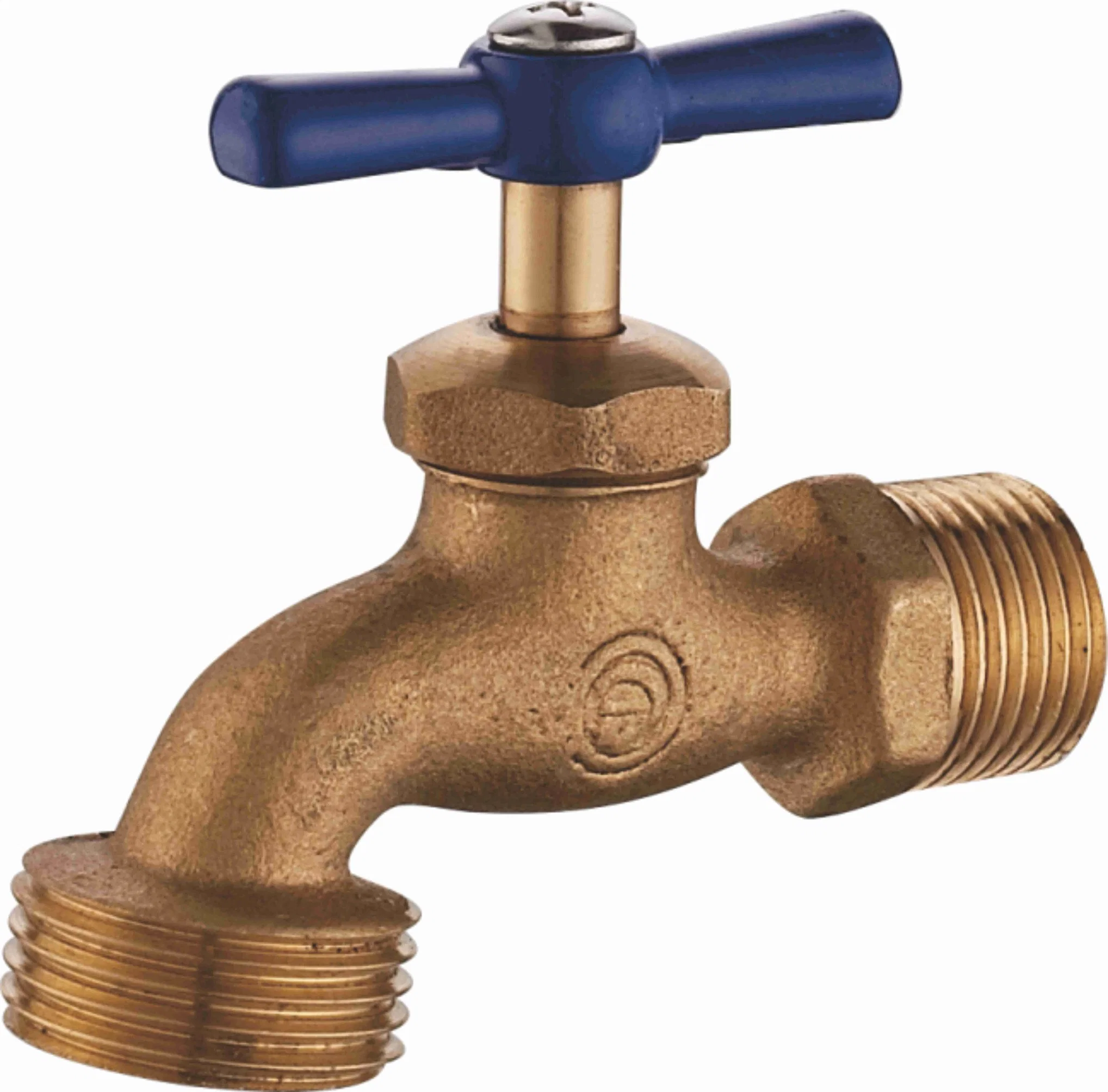 Factory Price Heavy-Pattern Male No-Kink Hose Bibtap Valve, 3/4 Inch Connection Brass Plumbing Fitting Bibtap