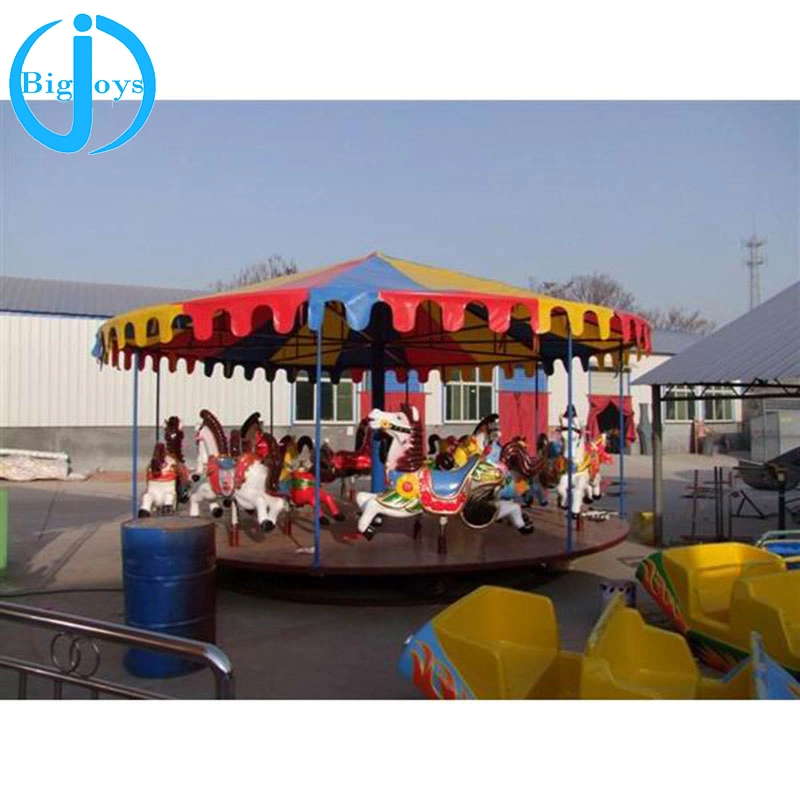 Hot Sell Attractive 12 Seats Fairground Rides Small Carousel for Sale