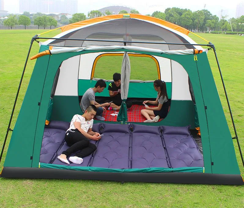 Pritech Outdoor Camping Tents 4 8 Persons Large Luxury Two Room Extra Large Outdoor Family Camping Tents