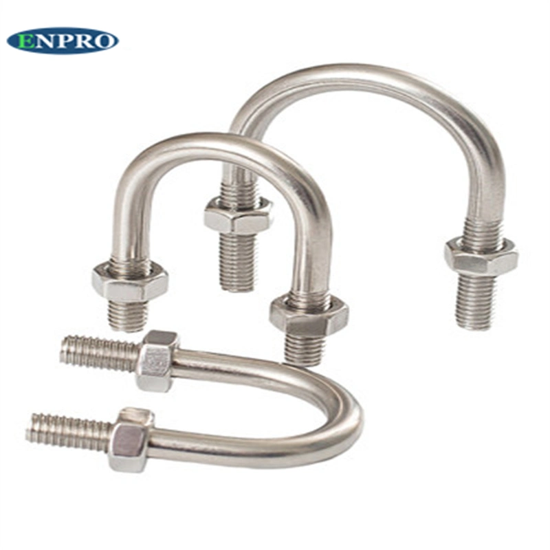 High Strength All Size Stainless Steel SS304 SS316 U Bolts Pipe Clamp