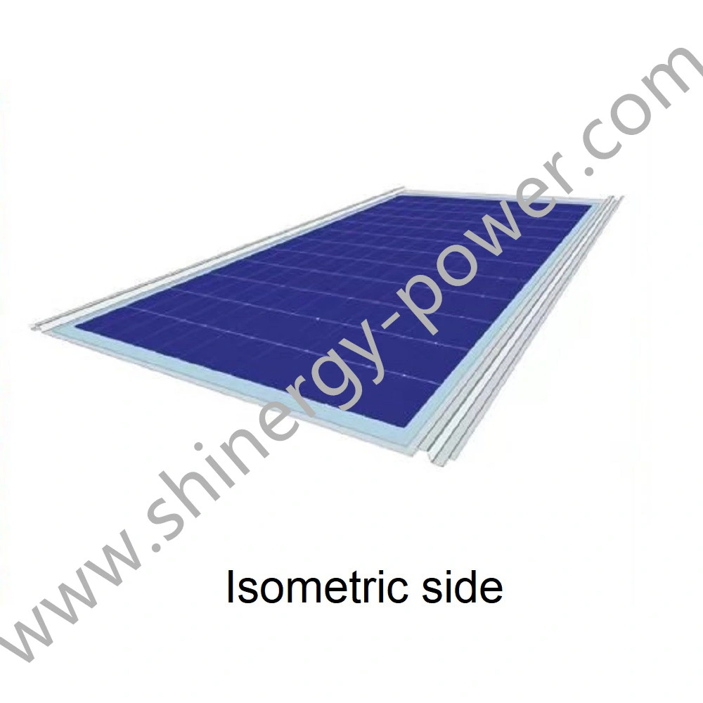 La energía solar Polycrystaline Módulo Solar panel solar integrado BIPV la construcción del Sistema Solar Fotovoltaica Solar Product Shb144325P La energía solar