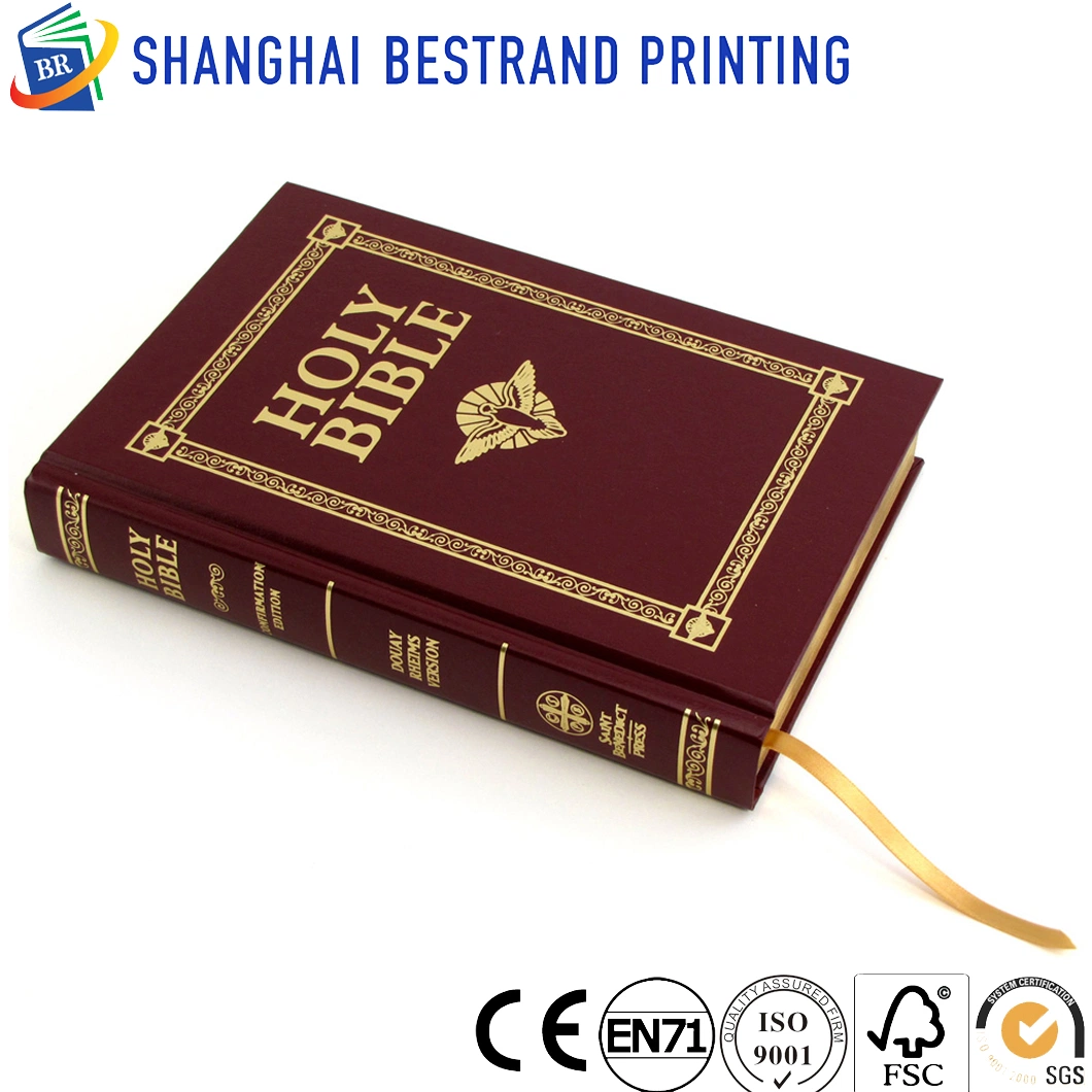 Printing Service Custom Leather Cover Printing Book Bible