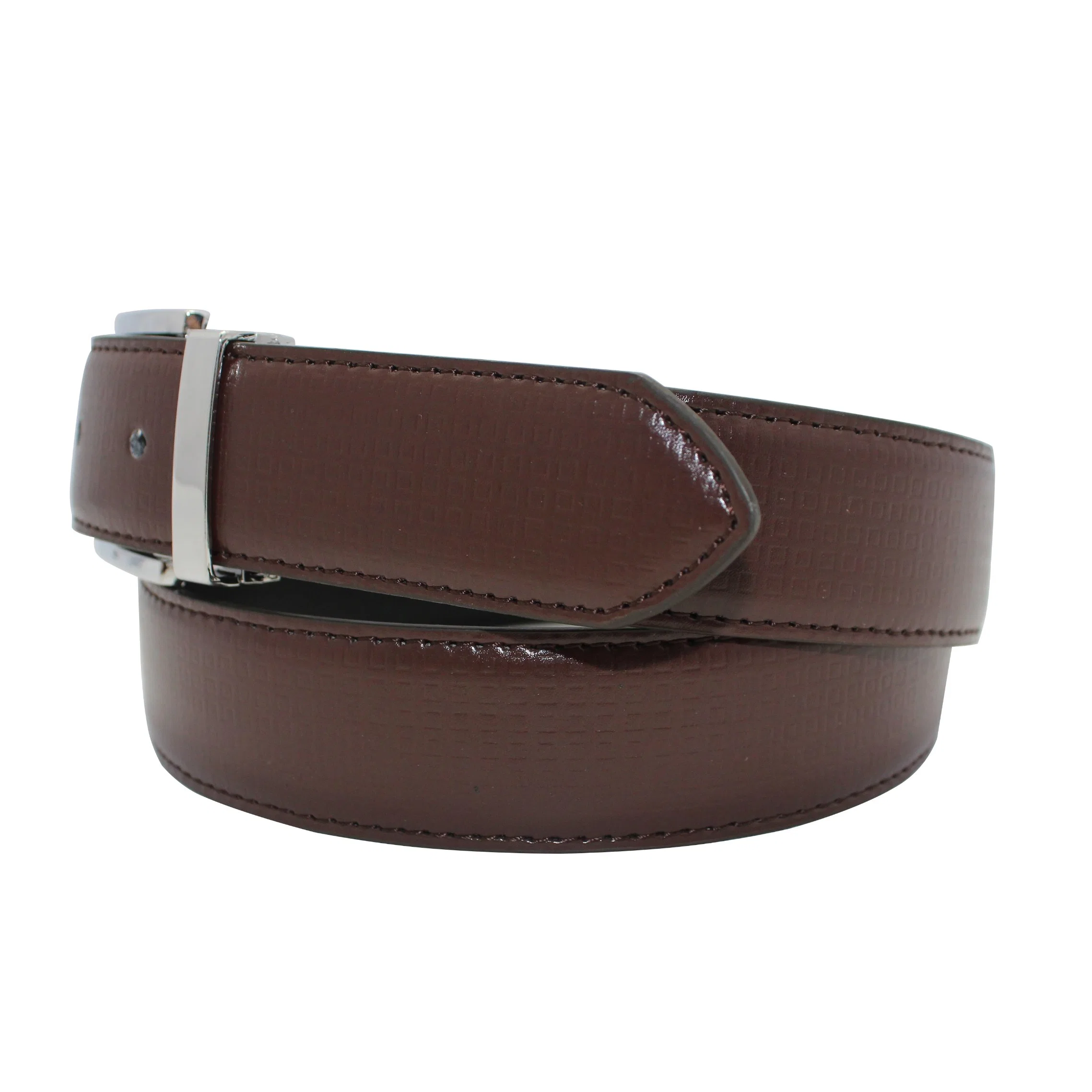 Wholesale/Supplier Custom Designer Fashion Brand Reversible Belt Rotated Buckle (35-23043)