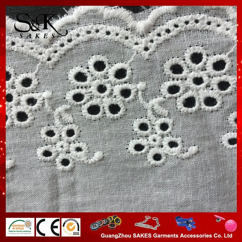 Classical Design Cotton Quality Lace Triming for Garments