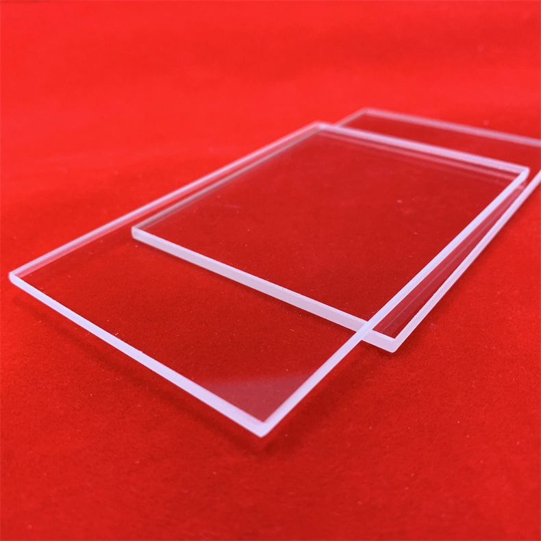 Alta transmisión UV transparente 92% vidrio de cuarzo extra transparente Disc Jgs1 ventana de sílice con fusible