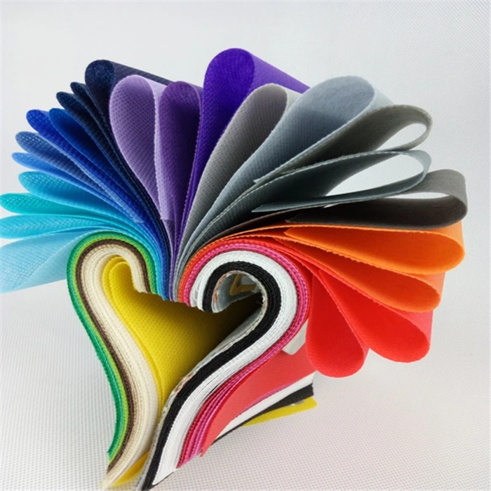 50GSM 70GSM PP Non Woven Fabric Color Nonwoven Fabric for Handle Bags