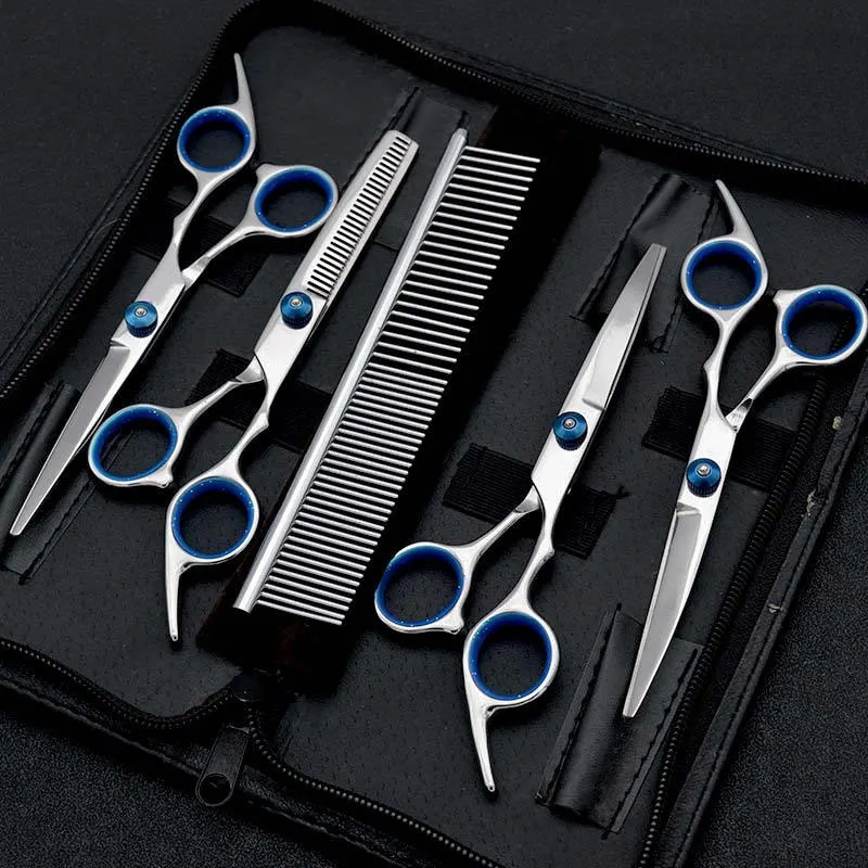 Professional Pet Grooming Cleaning Scissor Set Stainless Steel Pet Scissors