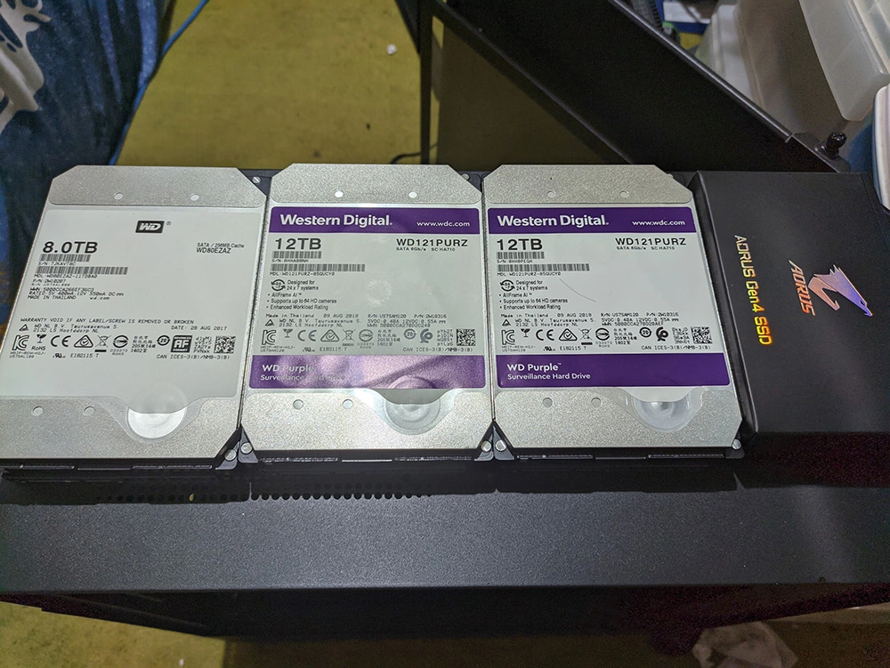 Western Digital de 3,5" de color púrpura 12000 GB de disco duro ATA serie III 12TB de disco duro a 7200 rpm, 256 MB de WD121purz HDD/SSD