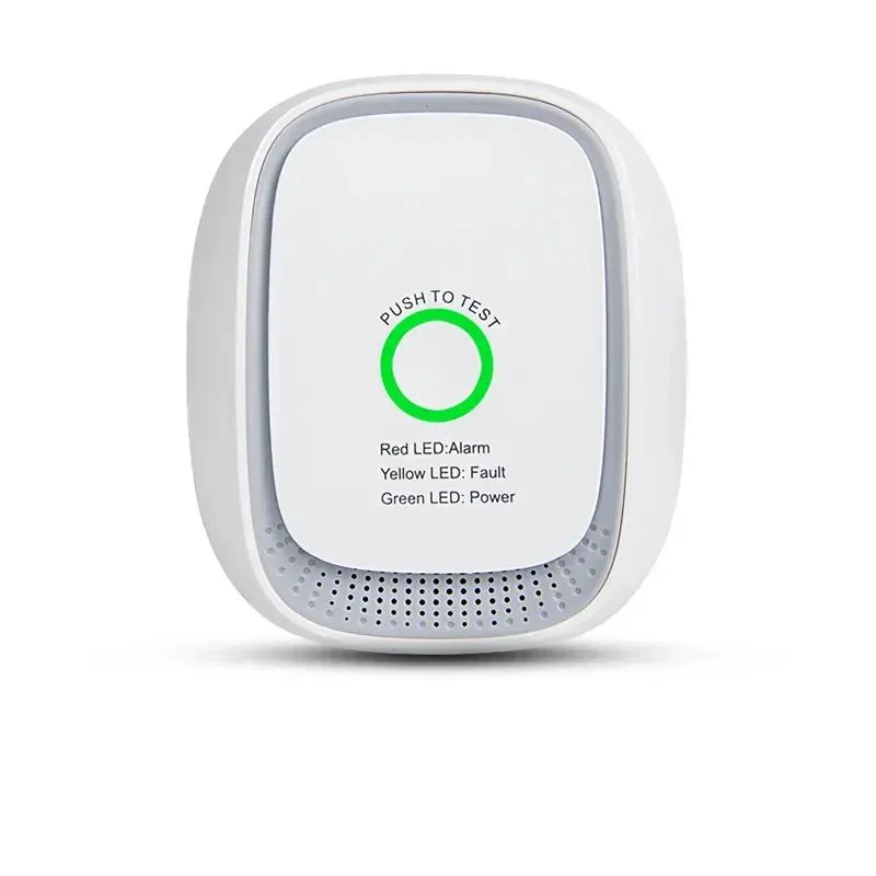 Tuya Zigbee Smart Home Automation système de sécurité gaz combustible sans fil Alarme de fuite de gaz naturel liquéfié