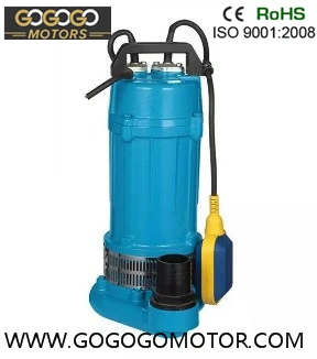 Qdx Aluminium Casing Submersible Open Well Water Pump with Float Switch