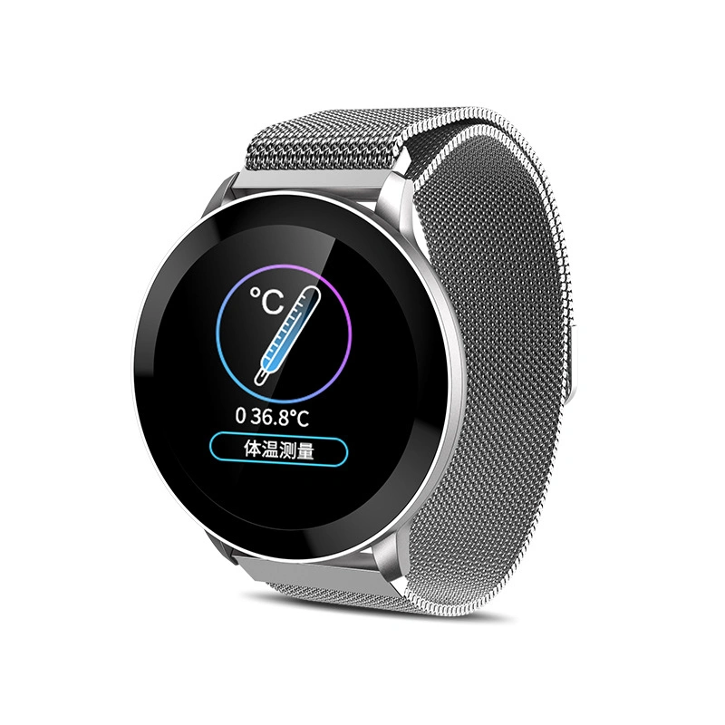 Измерение температуры в системе Smart Watch ЧСС и артериального давления Мониторинг спортивных браслетов Bluetooth