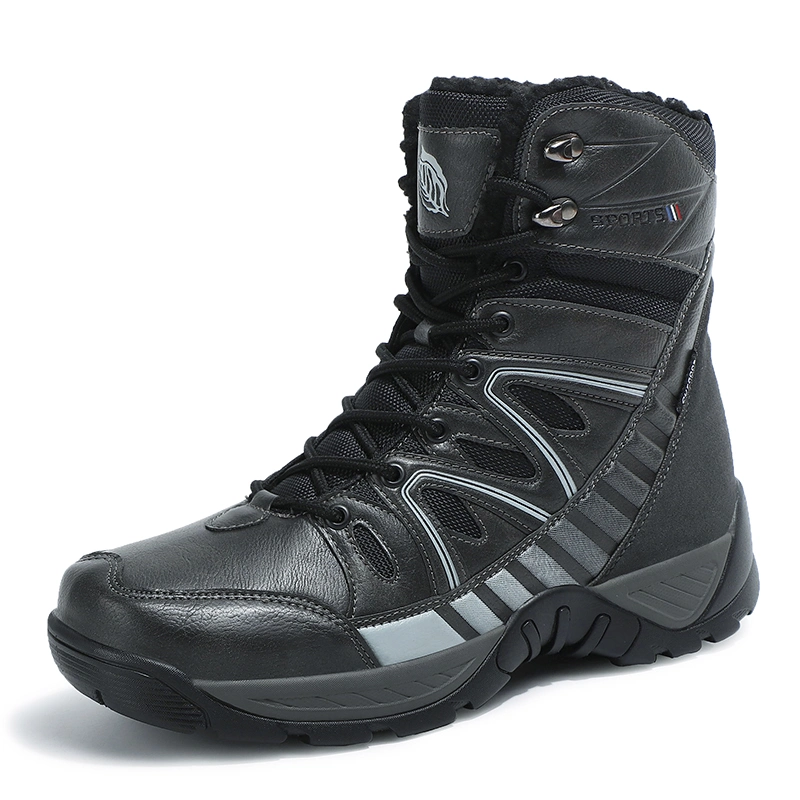 Men's Plus Size Outdoor Padded Waterproof Snow Boots Lightweight Hiking Boots