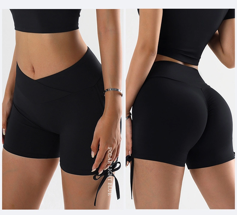 2023 High Waist Tight Fashion Scrunch Butt Shorts Slim Fit Sweatshirt