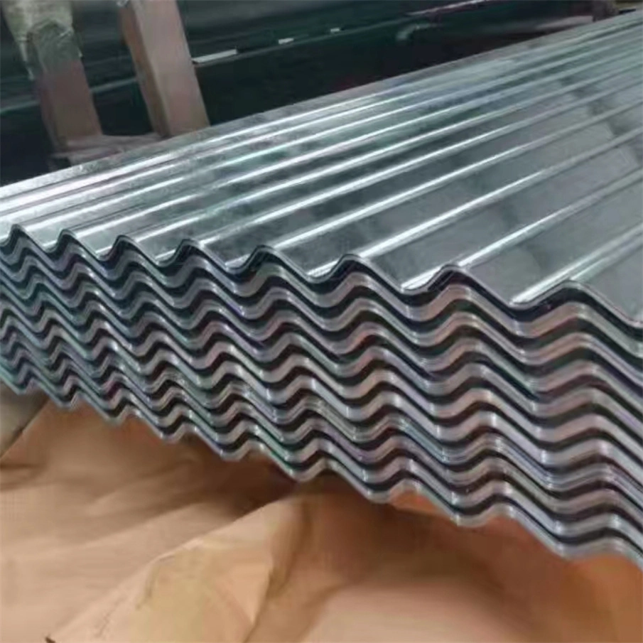 0,13-1,0/BWG/AWG Hoja de techo cero Spangle regular Corrugated Roofing Sheet