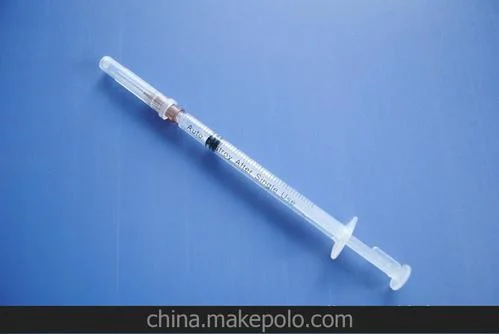 3 Part Disposable Plastic Syringe with Needle