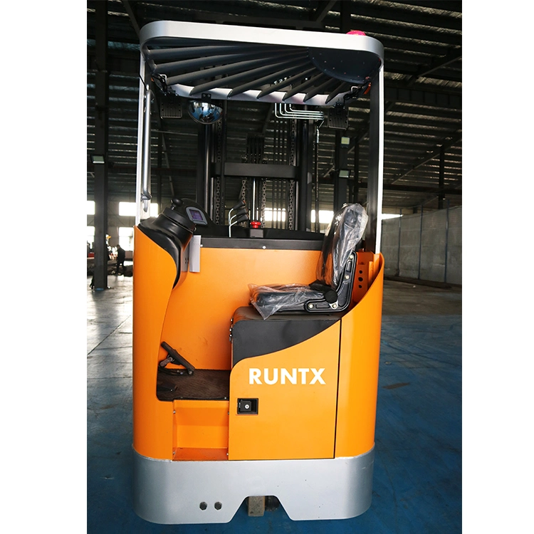 Highly Recommended Electric Forklift 24V Battery 2ton Seat Type Reach Truck with CE