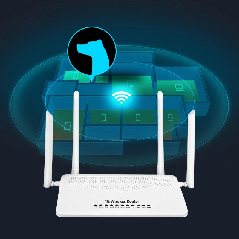 Meilleur accueil OEM 200m portée WiFi 300Mbps Hotspot Mobile VPN CDMA GSM 3G SIM 4G LTE Routeur sans fil