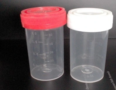 Medical Polymer Materials 60ml Labeled Specimen Container