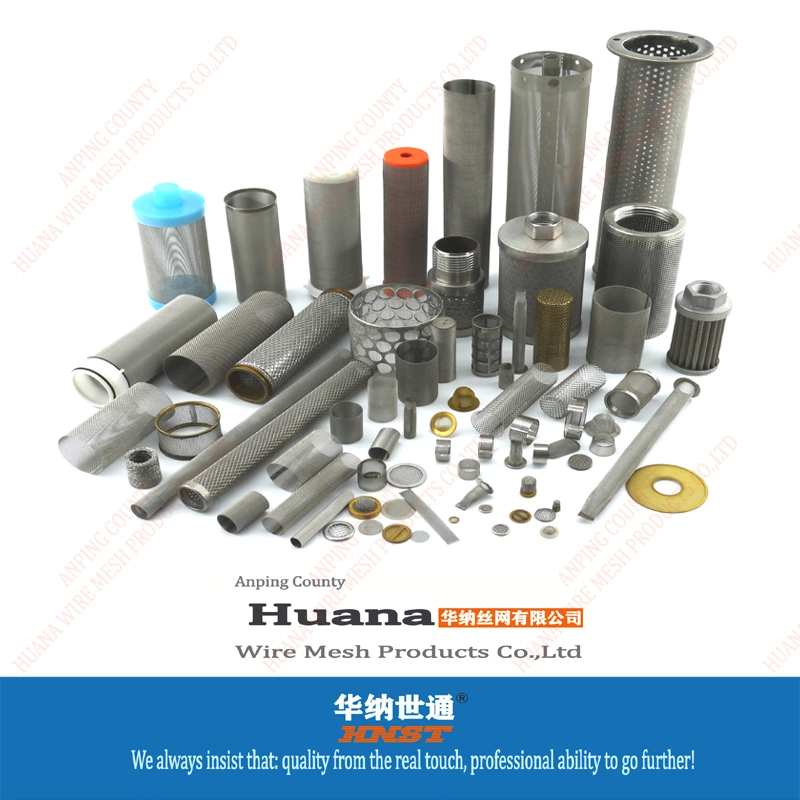 Irrigation Water Filter 150 Micron 100 Mesh Stainless Steel Cylinder Mesh Screen Filter Tube