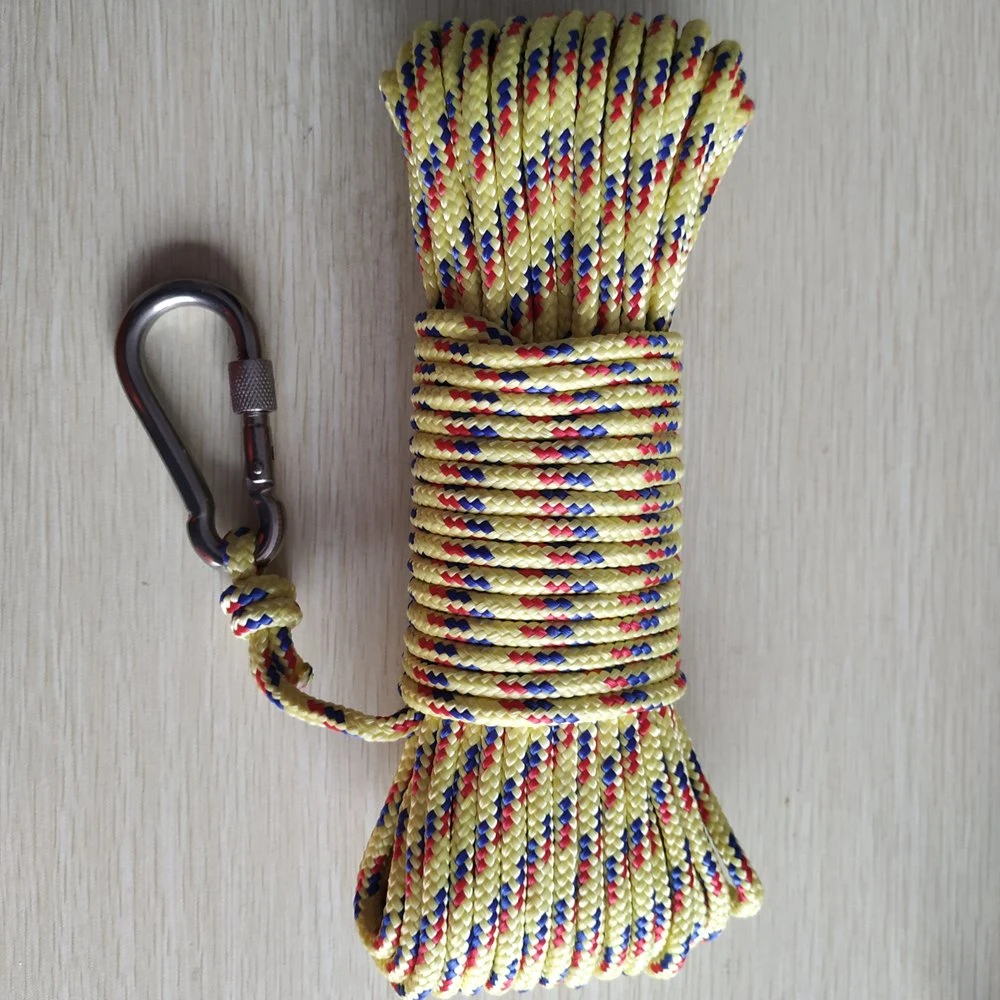 Rope with Carabiner High Strength Braided Nylon Trawl or Bridle Line