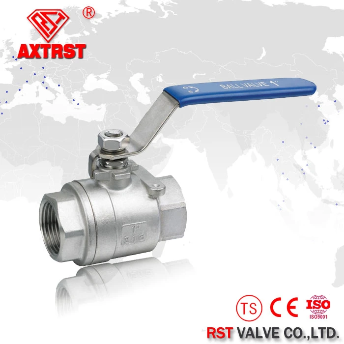 1000wog Stainless Steel 304/316/Wcb BSPT/NPT/BSPP/G Thread Floating 2PC Ball Valve&Gate Valve&Check Valve&Globe Valve