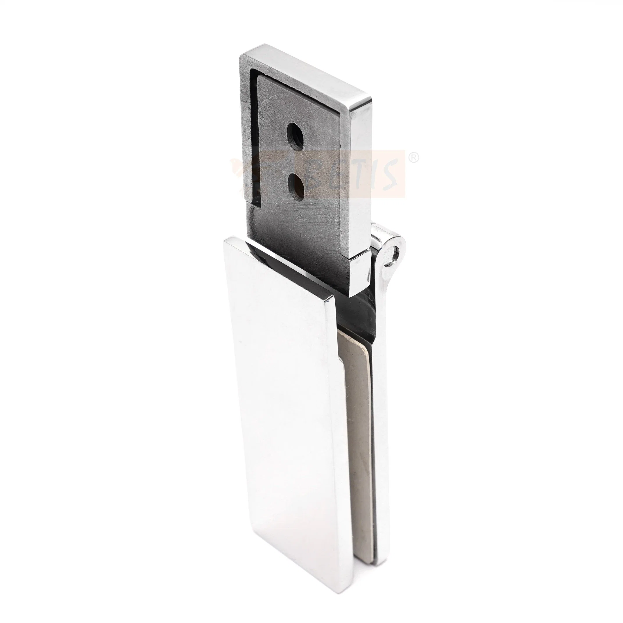 Baño Ducha-Enclosure hardware de puerta In-Swing 180 grados fuerte-Duty Wall-Mount Bisagra