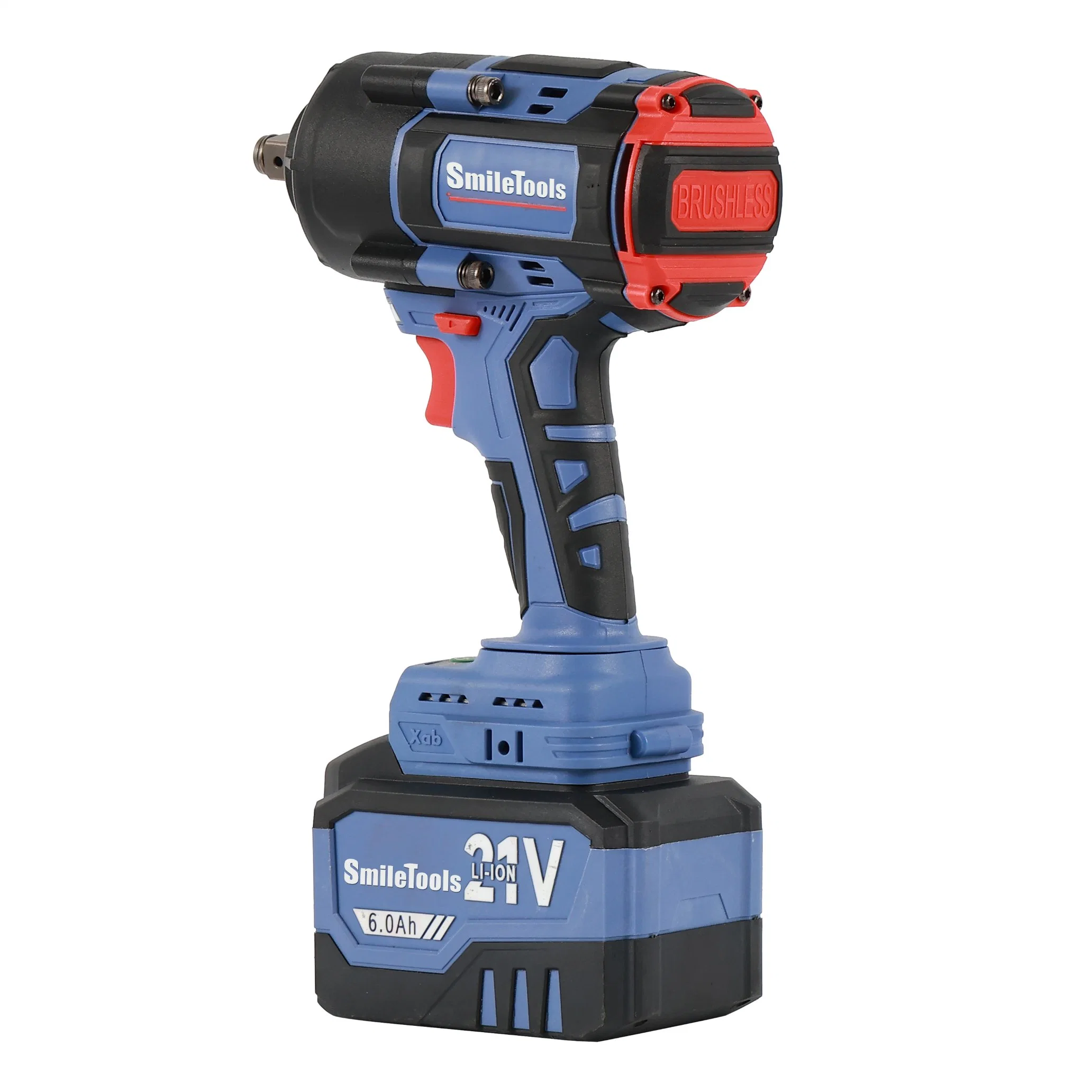 Battery Electric Impact Wrench 21V Industry Cordless Brushless High Torque