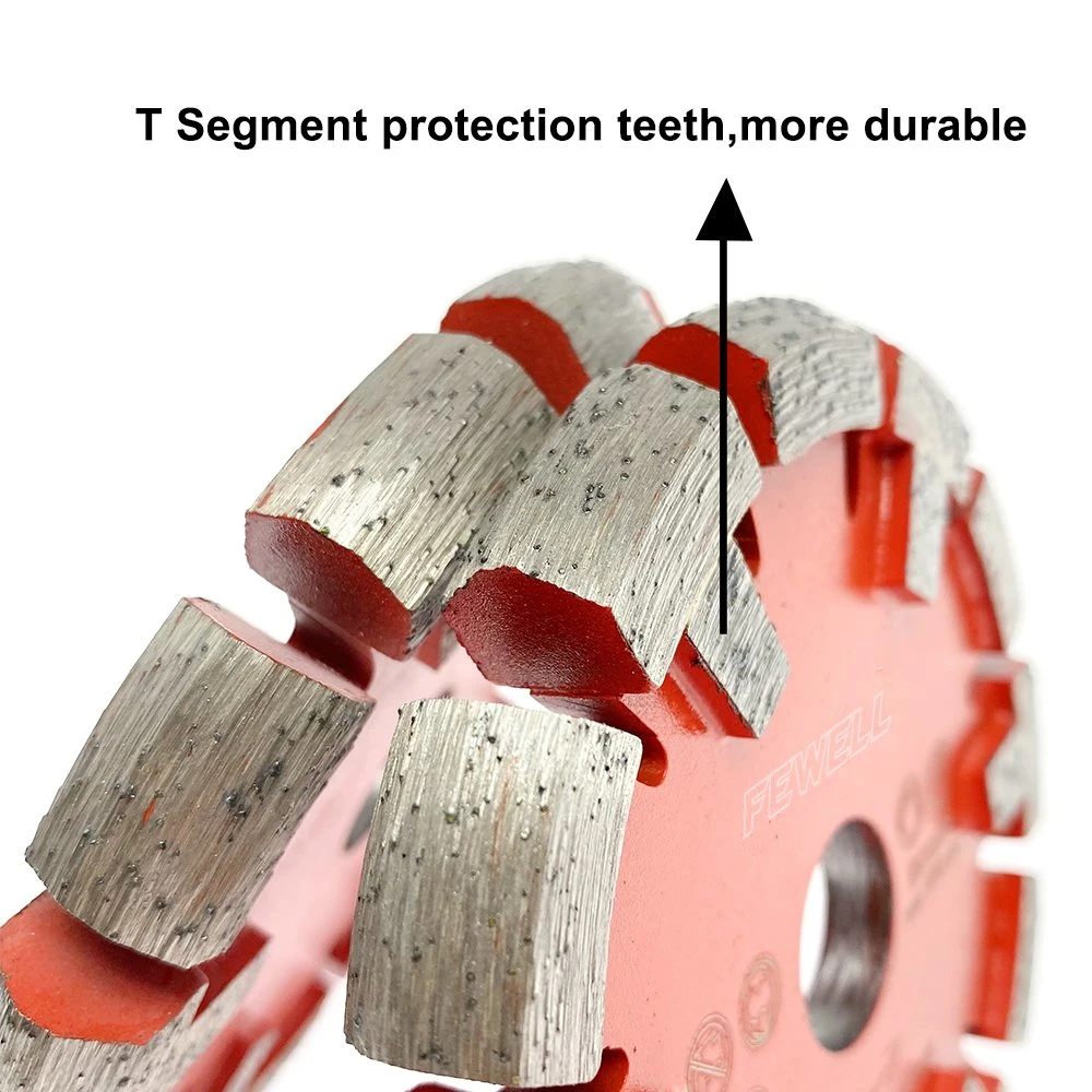 130 mm, coloque el punto de la hoja de sierra de diamante herramientas con los dientes de la protección del hormigón profundo aserrado