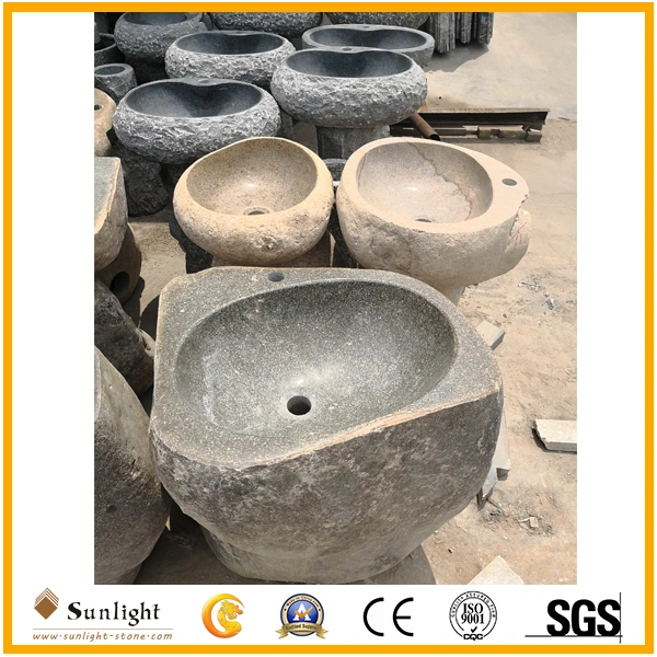 High quality/High cost performance Natural Granite Standalone Outdoor Wash Basin