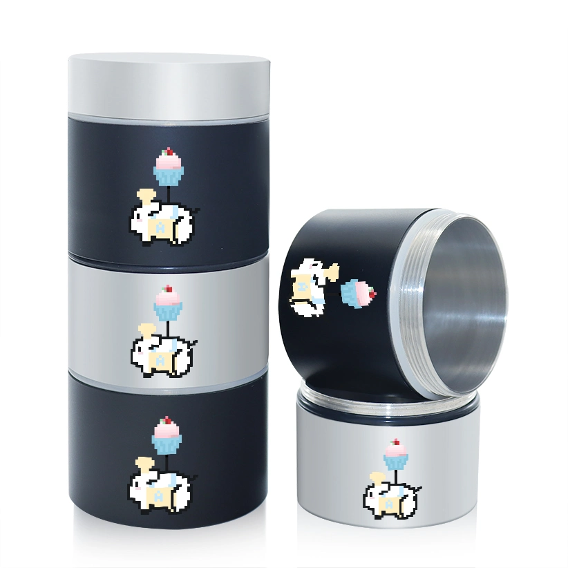 Recyclable Herbal Flower Buds Packing Tin Box Scent-Free Child-Safe Metal Storage Can