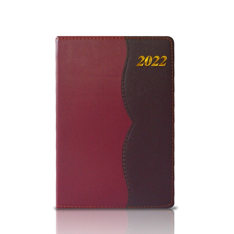 2024 Office Supplies A5 Planners Diary Agenda PU Leather Hardcover Custom Logo Notebook
