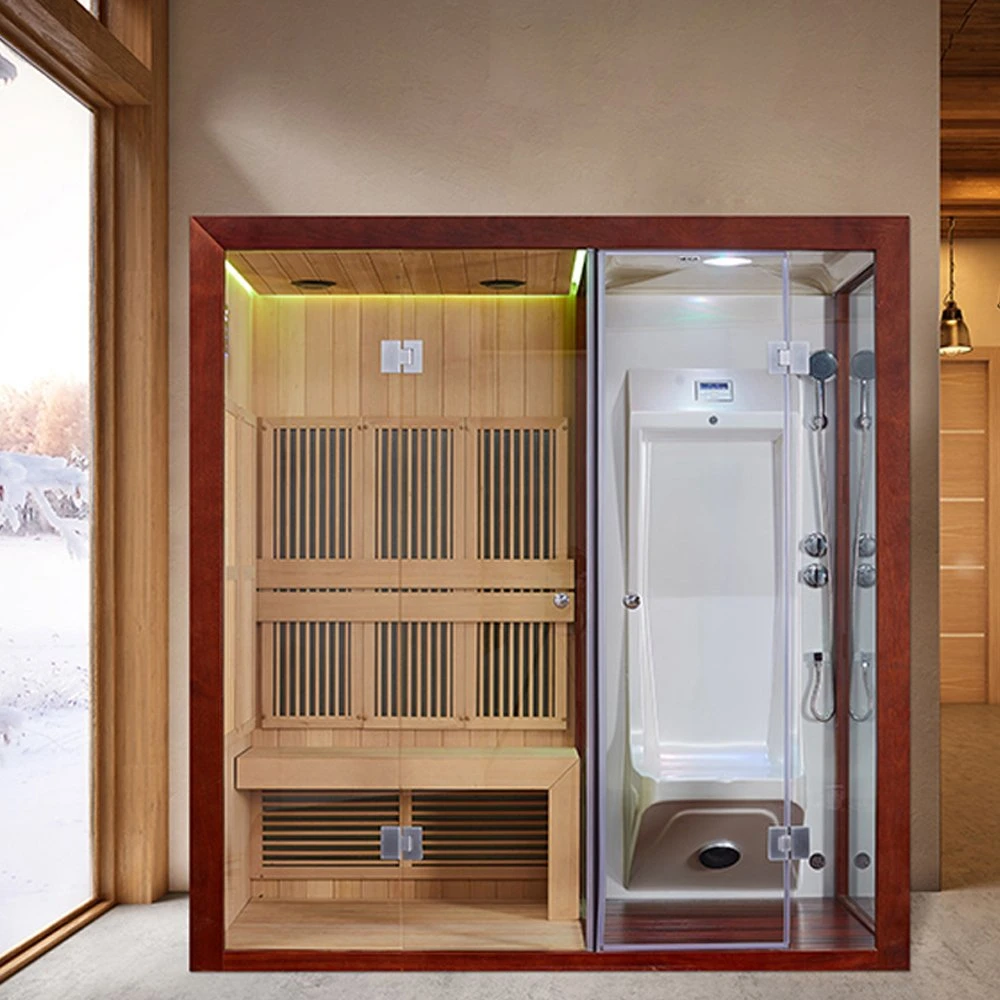 Japan Two Person Far Infrared Sauna Shower Manufacturer