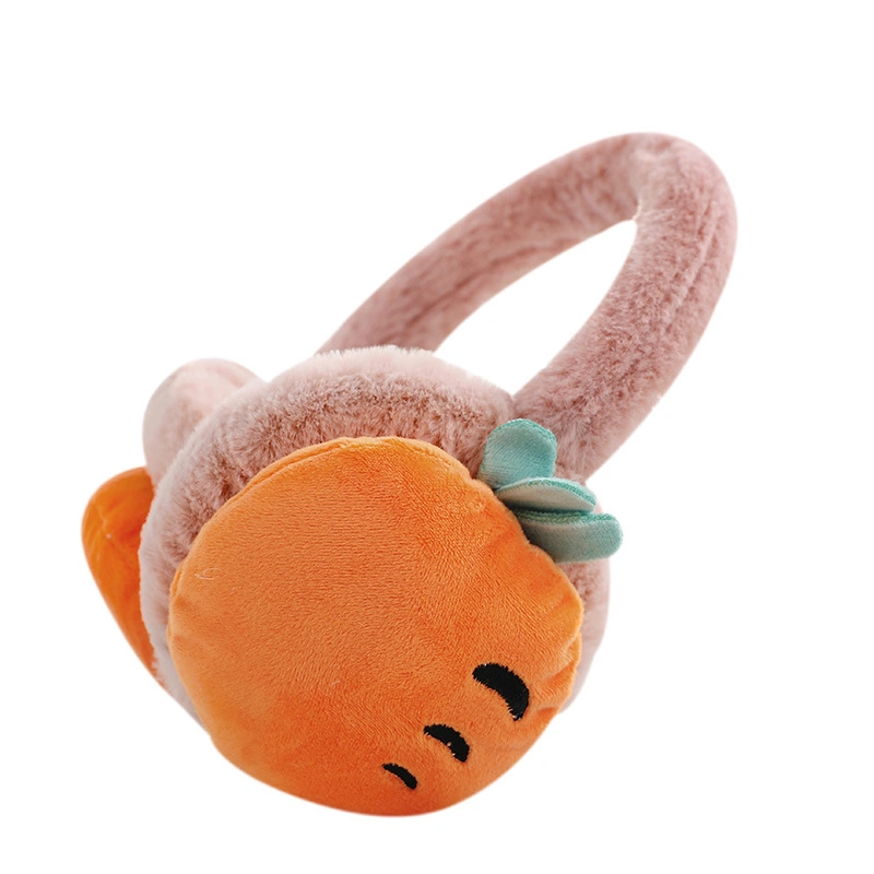 Color opcional Nuevo Plush Cartoon orejeras estudiantes Fruit Borded Ear Bolsas