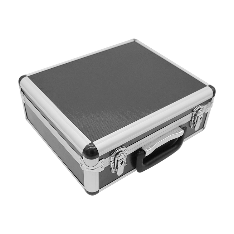 Caja de herramientas de aleación de aluminio maleta portátil Caja de Archivo de Cuadro de instrumentos