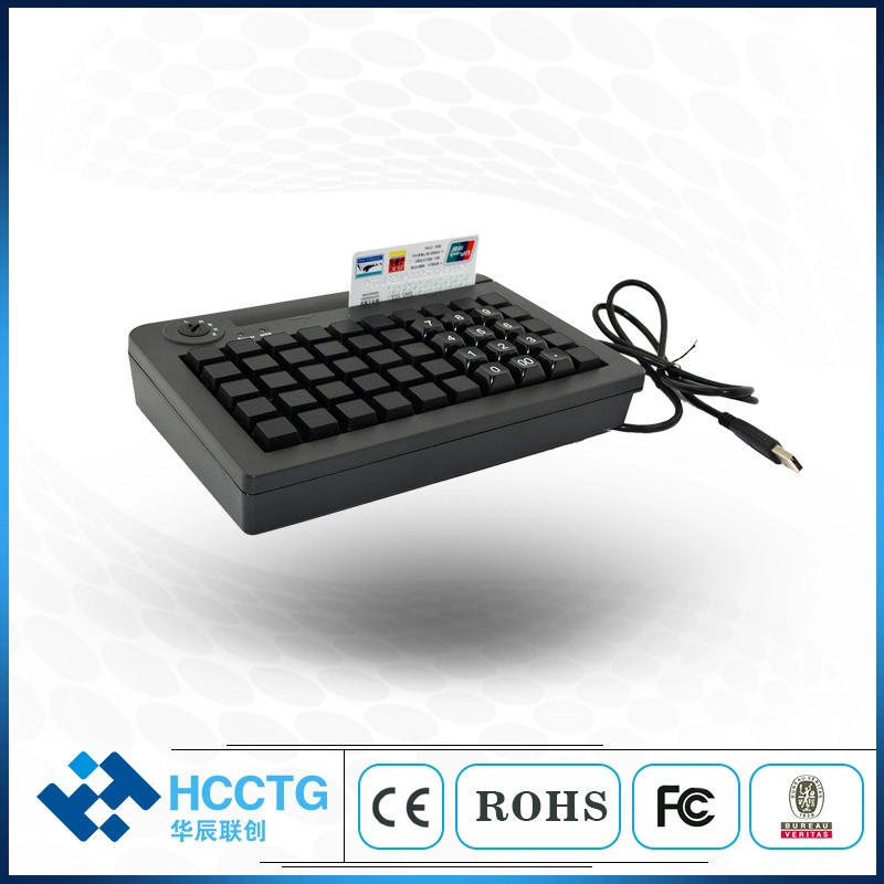 50 chaves Electronic Lock pos Máquina caixa register Kb50m USB Teclado MSR programável