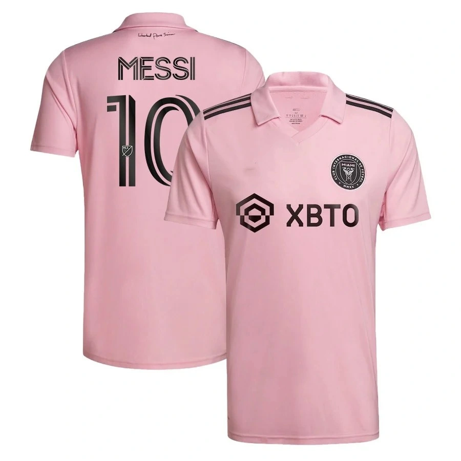 Maillot Messi Inter Miami Home Mls Replica Version Fan Joueur Authentique pour Hommes en Gros 2023